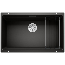 BLANCO ETAGON 700-U Silgranit czarny, InFino, szyny 525891