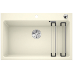 BLANCO ETAGON 8 Silgranit PuraDur Jaśmin, korek auto., InFino, szyny