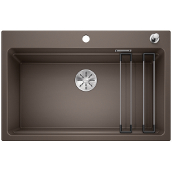 BLANCO ETAGON 8 Silgranit kawowy, korek auto., InFino, szyny