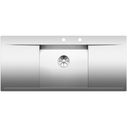 BLANCO FLOW 5 S-IF Stal polerowana, korek auto., InFino, PushControl