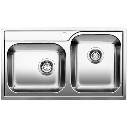 BLANCO MEDIAN 9-IF Stal szczotkowana prawa