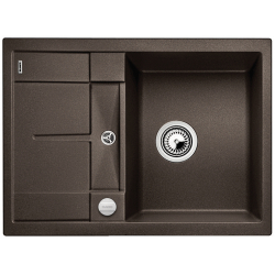 BLANCO METRA 45 S Compact Silgranit kawowy odwracalny, korek auto.