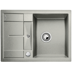 BLANCO METRA 45 S Compact Silgranit PuraDur Perłowoszary odwracalny, korek auto.