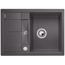 BLANCO METRA 45 S Compact Silgranit szarość skały odwracalny, korek auto.