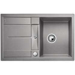 BLANCO METRA 45 S-F Silgranit alumetalik odwracalny, korek auto.