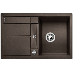 BLANCO METRA 45 S Silgranit kawowy odwracalny, korek auto.