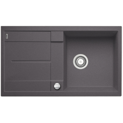 BLANCO METRA 5 S Silgranit szarość skały odwracalny, korek auto.