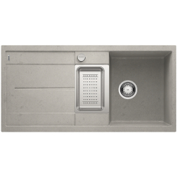 BLANCO METRA 6 S Silgranit PuraDur Beton odwracalny, korek auto., odsączarka stalowa