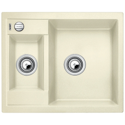 BLANCO METRA 6 Silgranit PuraDur Jaśmin odwracalny, korek auto.