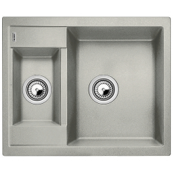 BLANCO METRA 6 Silgranit PuraDur Perłowoszary odwracalny