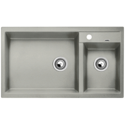 BLANCO METRA 9 Silgranit PuraDur Perłowoszary lewa
