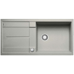 BLANCO METRA XL 6 S Silgranit PuraDur Perłowoszary odwracalny, korek auto.