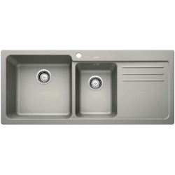 BLANCO NAYA 8 S Silgranit PuraDur Perłowoszary lewa