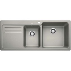 BLANCO NAYA 8 S Silgranit PuraDur Perłowoszary prawy