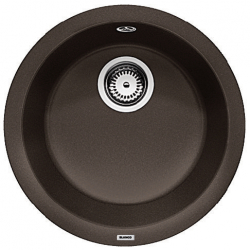 BLANCO RONDO Silgranit PuraDur Kawowy