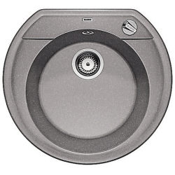 BLANCO RONDOVAL 45 Silgranit PuraDur Alumetalik, korek auto.