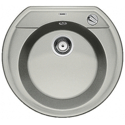 BLANCO RONDOVAL 45 Silgranit PuraDur Perłowoszary, korek auto.