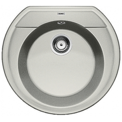 BLANCO RONDOVAL 45 Silgranit PuraDur Perłowoszary