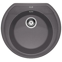 BLANCO RONDOVAL 45 Silgranit PuraDur Szarość skały