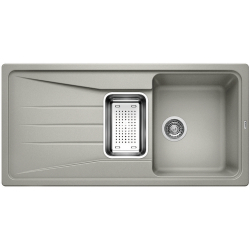 BLANCO SONA 6 S Silgranit PuraDur Perłowoszary odwracalny, odsączarka stalowa