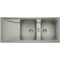 BLANCO SONA 8 S Silgranit PuraDur Perłowoszary odwracalny