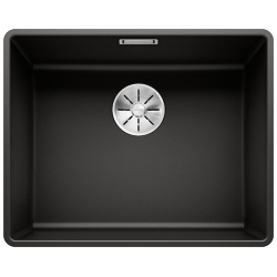 BLANCO SUBLINE 500-F Silgranit czarny, InFino
