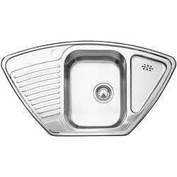 BLANCO TIPO 9 E Stal matowa narożny