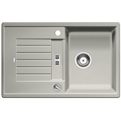 BLANCO ZIA 45 S Silgranit PuraDur Perłowoszary odwracalny, korek auto.