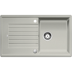 BLANCO ZIA 5 S Silgranit PuraDur Perłowoszary odwracalny, korek auto.