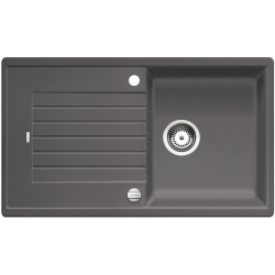 BLANCO ZIA 5 S Silgranit PuraDur Szarość skały odwracalny, korek auto.