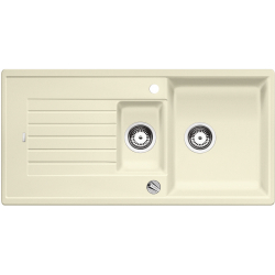 BLANCO ZIA 6 S Silgranit PuraDur Jaśmin odwracalny, korek auto.