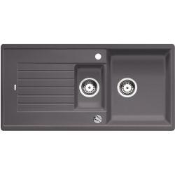 BLANCO ZIA 6 S Silgranit PuraDur Szarość skały odwracalny, korek auto.