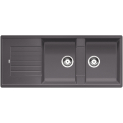 BLANCO ZIA 8 S Silgranit PuraDur Szarość skały odwracalny