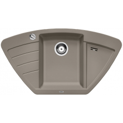 BLANCO ZIA 9 E Silgranit PuraDur Tartufo narożny, korek auto.