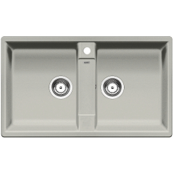 BLANCO ZIA 9 Silgranit PuraDur Perłowoszary