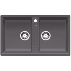 BLANCO ZIA 9 Silgranit PuraDur Szarość skały