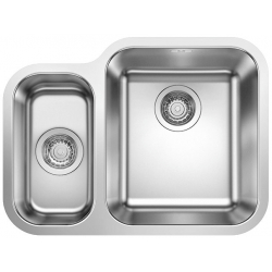 BLANCO SUPRA 340/180-U Stal szczotkowana, prawa