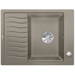BLANCO ELON 45 S Silgranit tartufo odwracalny, korek auto., InFino, kratka ociekowa