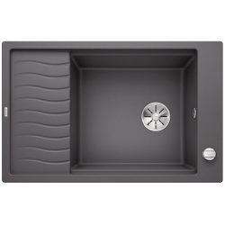 BLANCO ELON XL 6 S Silgranit szarość skały odwracalny, korek auto., InFino, kratka ociekowa
