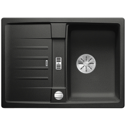 BLANCO LEXA 40 S Silgranit antracyt odwracalny, korek auto., InFino