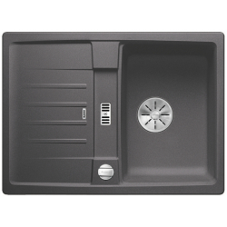 BLANCO LEXA 40 S Silgranit szarość skały odwracalny, korek auto., InFino