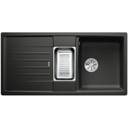 BLANCO LEXA 6 S Silgranit PuraDur Antracyt odwracalny, InFino, odsączarka stalowa
