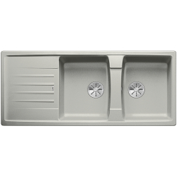 BLANCO LEXA 8 S Silgranit PuraDur Perłowoszary odwracalny, InFino