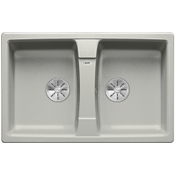 BLANCO LEXA 8 Silgranit PuraDur Perłowoszary odwracalny, InFino