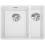 BLANCO SUBLINE 340/160-F Silgranit biały lewa, InFino