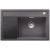 BLANCO ZENAR XL 6 S Compact Silgranit PuraDur Szarość skały prawa, korek auto., InFino, deska szkło czarne