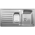 BLANCO LANTOS 6 S Stal dekor odwracalny, korek auto., odsączarka stalowa
