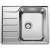 BLANCO LEMIS 45 S-IF Mini stal szczotkowana, odwracalny
