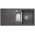 BLANCO METRA 6 S Silgranit szarość skały odwracalny, korek auto., odsączarka stalowa