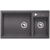 BLANCO METRA 9 Silgranit szarość skały lewa